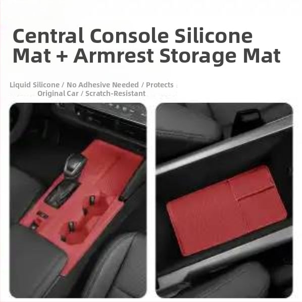 Silikona centrālās konsoles paliktnis Toyota Camry 24-25 – iekšējais dekors, skrāpējumu aizsardzība pārslēgšanas zonā