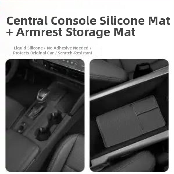 Silikona centrālās konsoles paliktnis Toyota Camry 24-25 – iekšējais dekors, skrāpējumu aizsardzība pārslēgšanas zonā