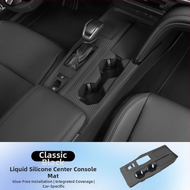 Silikona centrālās konsoles paliktnis Toyota Camry 24-25 – iekšējais dekors, skrāpējumu aizsardzība pārslēgšanas zonā