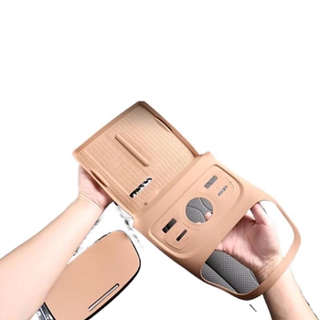 Silikona paliktnis pudelēm turētājam centrālajā konsolē automašīnai ar bezvadu uzlādi – interjera dekora piederums (autorizēts privātais zīmols)