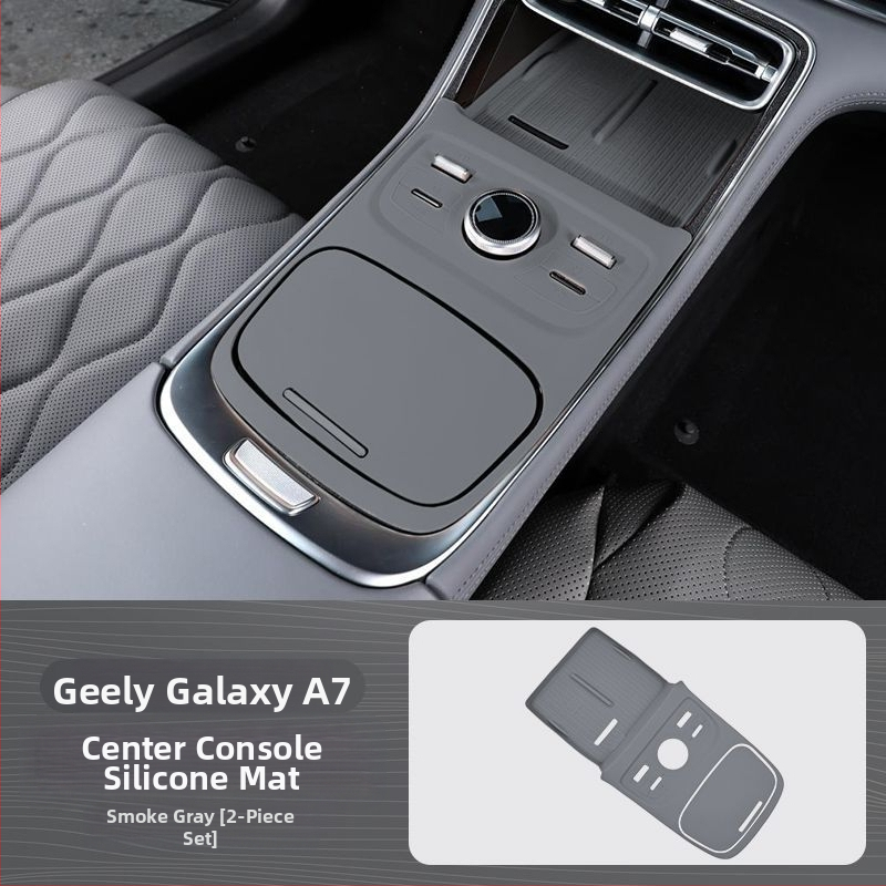 Silikona paliktnis pudelēm turētājam centrālajā konsolē automašīnai ar bezvadu uzlādi – interjera dekora piederums (autorizēts privātais zīmols)