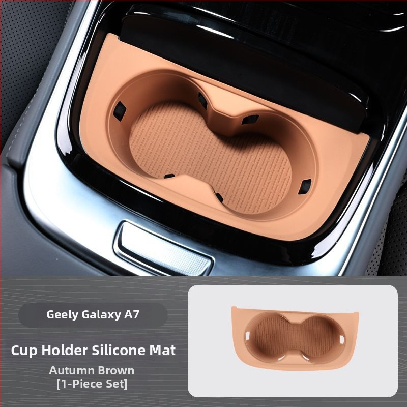 Silikona paliktnis pudelēm turētājam centrālajā konsolē automašīnai ar bezvadu uzlādi – interjera dekora piederums (autorizēts privātais zīmols)