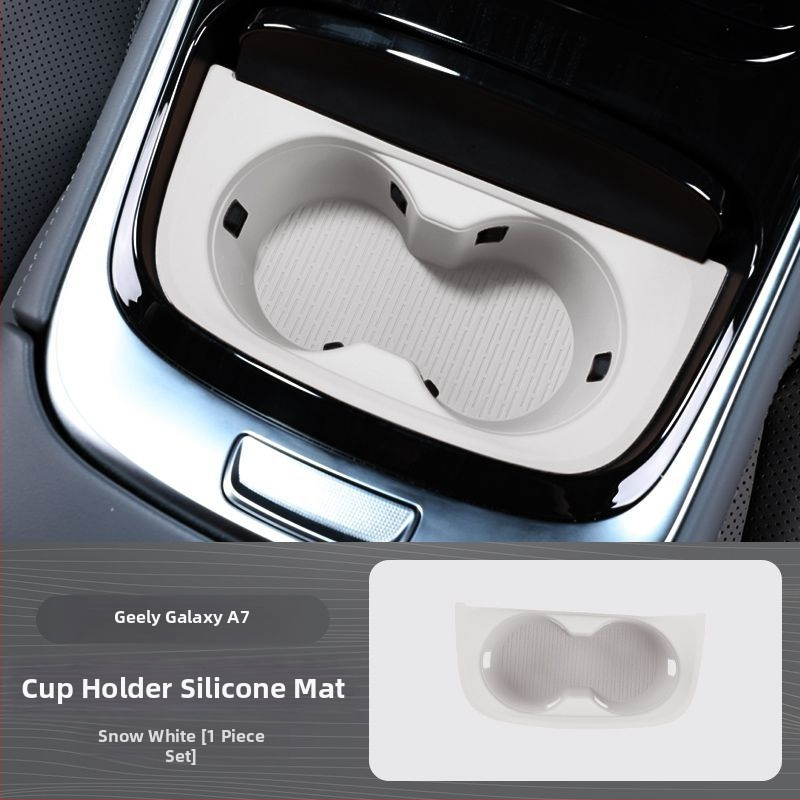 Silikona paliktnis pudelēm turētājam centrālajā konsolē automašīnai ar bezvadu uzlādi – interjera dekora piederums (autorizēts privātais zīmols)