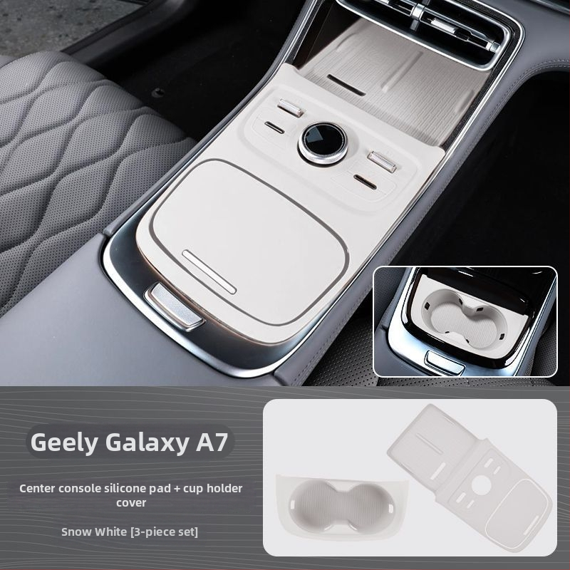 Silikona paliktnis pudelēm turētājam centrālajā konsolē automašīnai ar bezvadu uzlādi – interjera dekora piederums (autorizēts privātais zīmols)