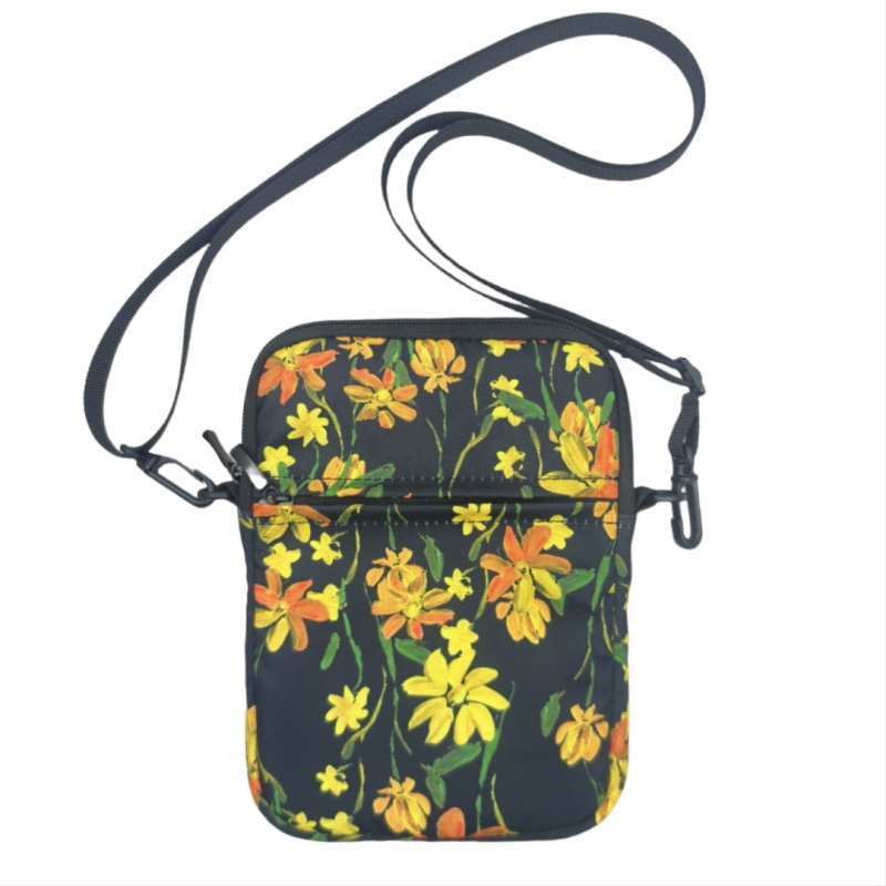 Yicana калъф за таблет от оксфорд плат, флорални мотиви, фланелена подплата, уличен стил