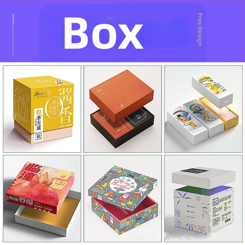 Персонализирана крафт кутия за опаковки с сгъваема конструкция, 350 gsm хартия, горещо щамповане, сребърно щамповане, UV печат и релеф — Tianli