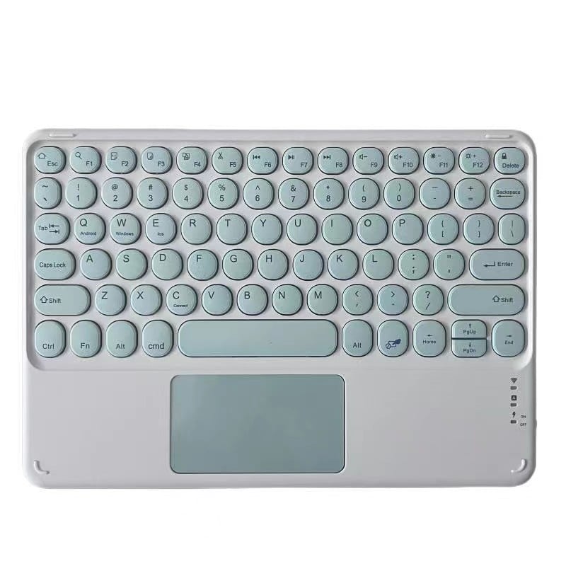 Bežična Bluetooth tipkovnica s touchpedom, model 250c — USB sučelje, izdanje 2022., ergonomski dizajn, kompatibilna s mobilnim uređajima i tabletima