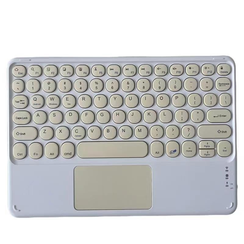 Bežična Bluetooth tipkovnica s touchpedom, model 250c — USB sučelje, izdanje 2022., ergonomski dizajn, kompatibilna s mobilnim uređajima i tabletima