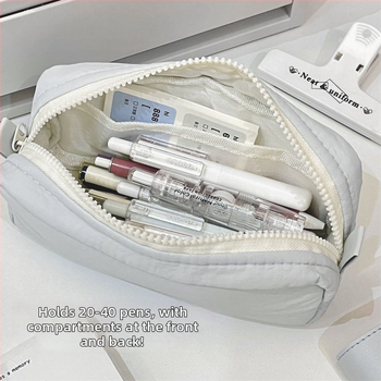 Pildspalvu maciņš ar lielu ietilpību, kvadrāta formā – Instagram stils (Zīmols: Other/other; Materiāls: Other; Dzimums: General purpose; IP atļauja: No; Stils: Ins style)