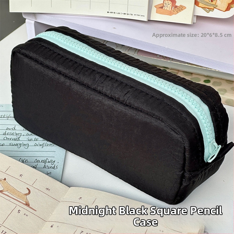 Pildspalvu maciņš ar lielu ietilpību, kvadrāta formā – Instagram stils (Zīmols: Other/other; Materiāls: Other; Dzimums: General purpose; IP atļauja: No; Stils: Ins style)