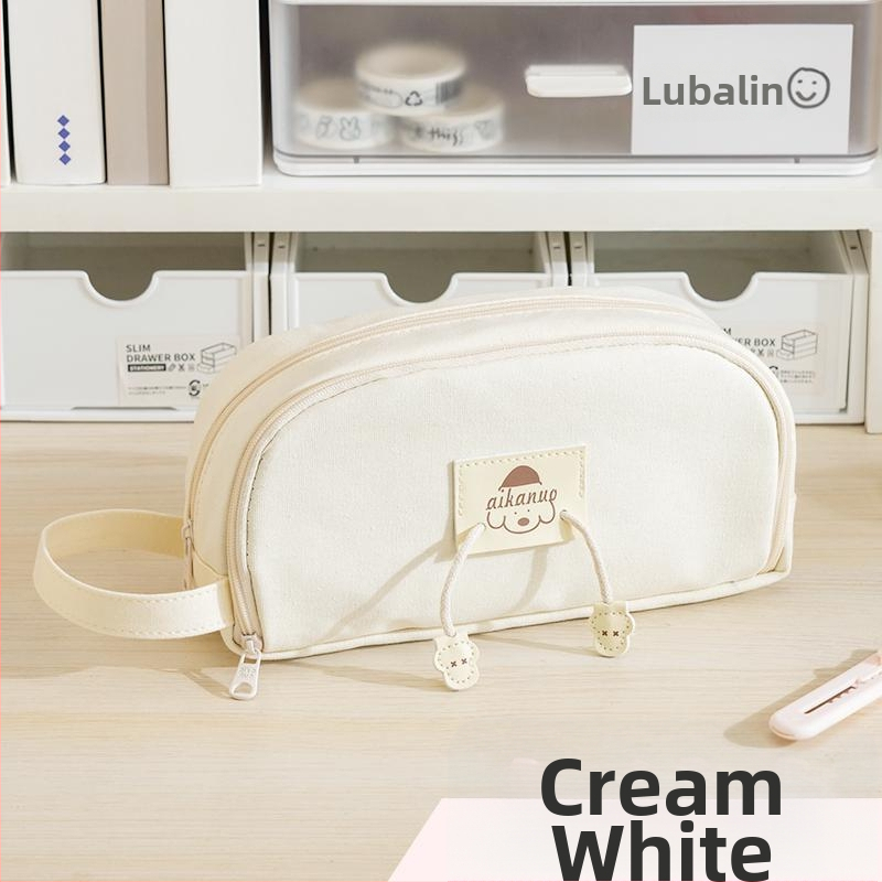 Zīmuli maciņš kolēģiju stilā ar karikatūru dizainu, japāņu stils — audums, universāls, zīmols Other