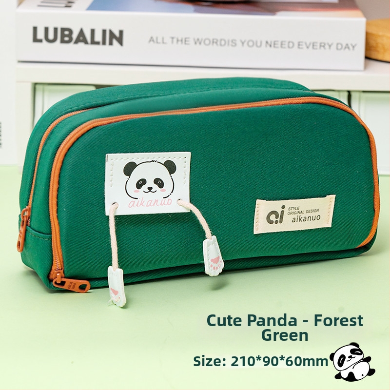 Zīmuli maciņš kolēģiju stilā ar karikatūru dizainu, japāņu stils — audums, universāls, zīmols Other