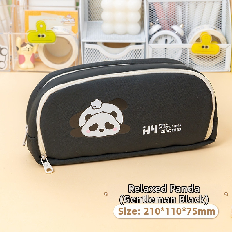 Zīmuli maciņš kolēģiju stilā ar karikatūru dizainu, japāņu stils — audums, universāls, zīmols Other