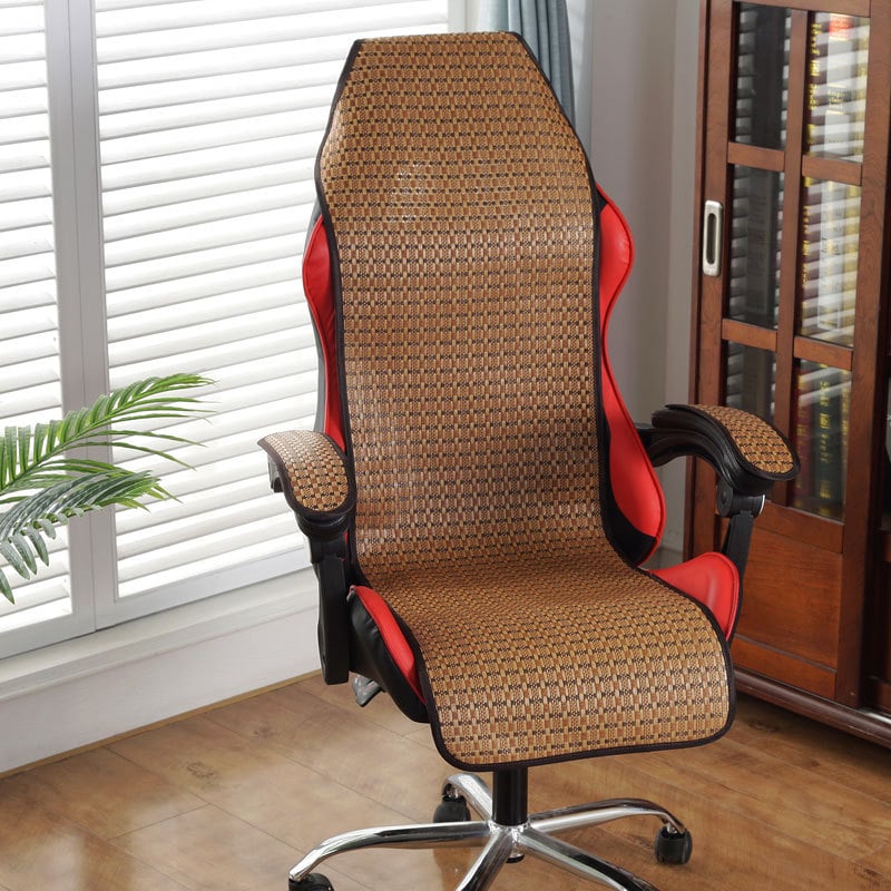 Nyári e-sport szék párna, rattan és bambusz anyag, EPE töltőanyag, pastorális stílus