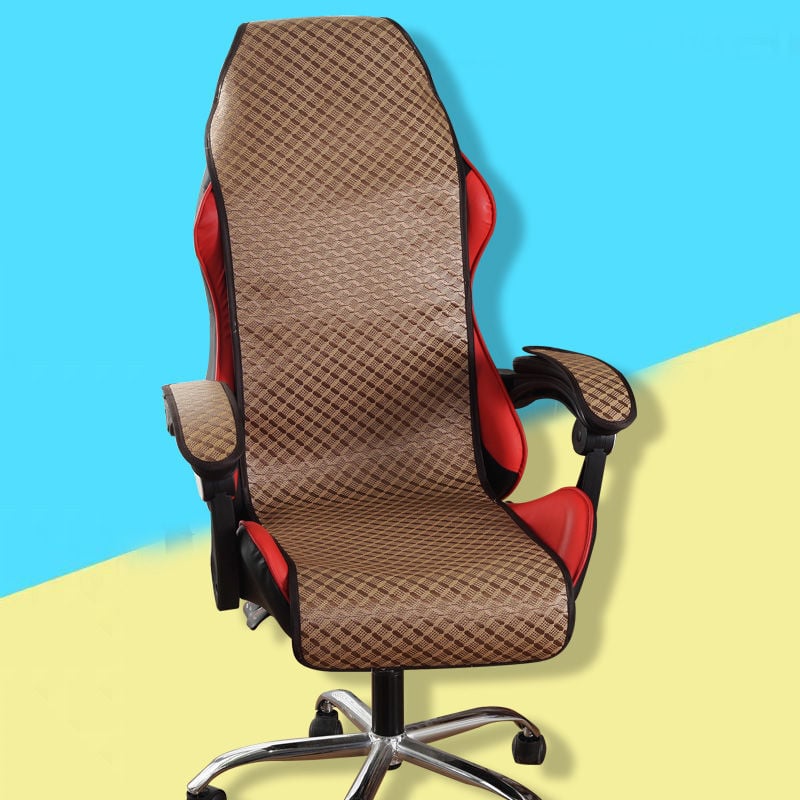 Nyári e-sport szék párna, rattan és bambusz anyag, EPE töltőanyag, pastorális stílus