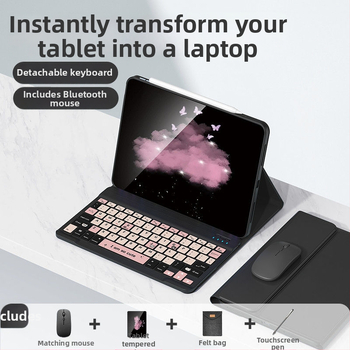 Zaštitna futrola s tipkovnicom za Apple iPad Pro 11, 11‑tipkovnica s numeričkim keypadom, Bluetooth, crtani dizajn