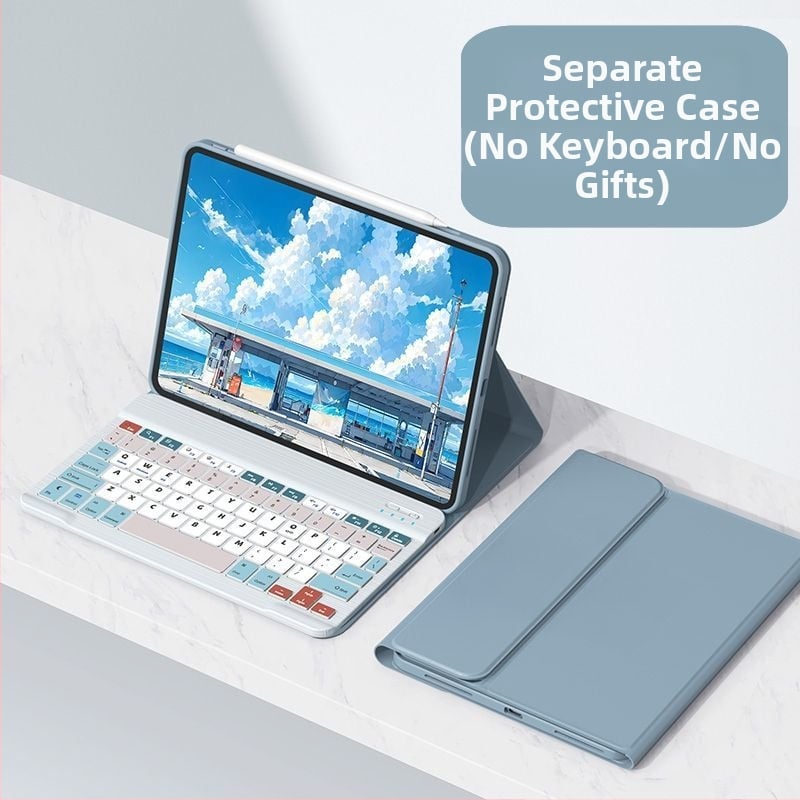 Zaštitna futrola s tipkovnicom za Apple iPad Pro 11, 11‑tipkovnica s numeričkim keypadom, Bluetooth, crtani dizajn