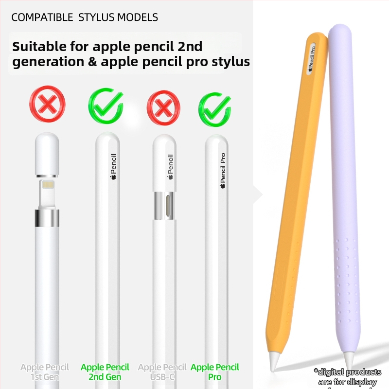 Only Billy vieno sluoksnio silikono apsauga Apple Pencil 2-osios kartos/Pro, suderinama su iPad