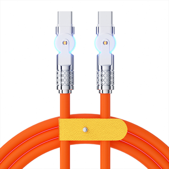 Type-C punjački kabel s 180° rotacijskim spojem, kućište od cinkove legure, jedan konektor, do 60W
