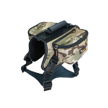 Ham de piept pentru câine cu rucsac, material Oxford, reglabil, pentru drumeții în aer liber