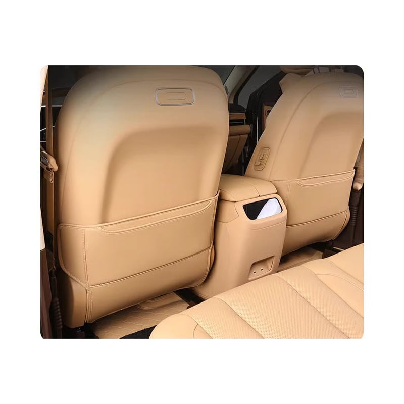 Protecție pentru bancheta din spate din piele cu buzunar de depozitare, marca Tetyue, tip Four Seasons General, umplutură din burete, procesare personalizată