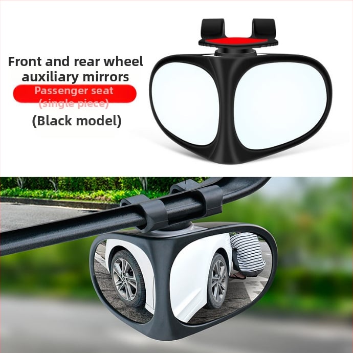 Shuoqi Okruglo stražnje zrcalo automobila s dvostrukim pogledom 360° pomoćno zrcalo