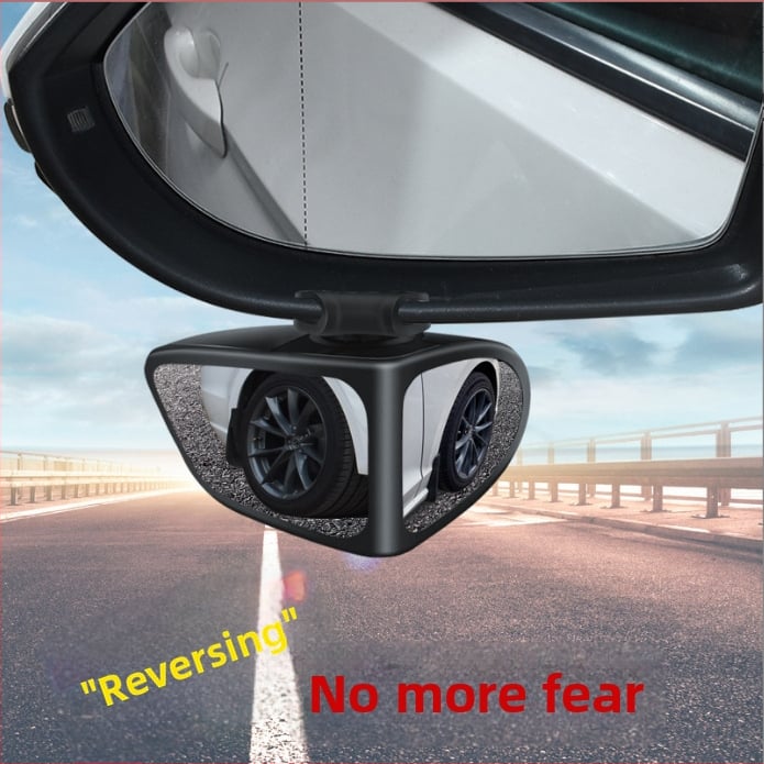 Shuoqi Okruglo stražnje zrcalo automobila s dvostrukim pogledom 360° pomoćno zrcalo