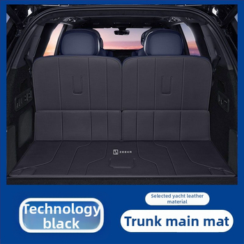 Zeekr 9X bagāžnieka paklājs ar apkārtējo aizsardzību un aizmugures sēdekļa aizsardzību, elpojošs iekšējais piederums, iespēja logotipu drukāšanai