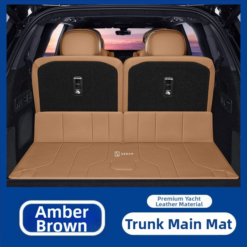 Zeekr 9X bagāžnieka paklājs ar apkārtējo aizsardzību un aizmugures sēdekļa aizsardzību, elpojošs iekšējais piederums, iespēja logotipu drukāšanai