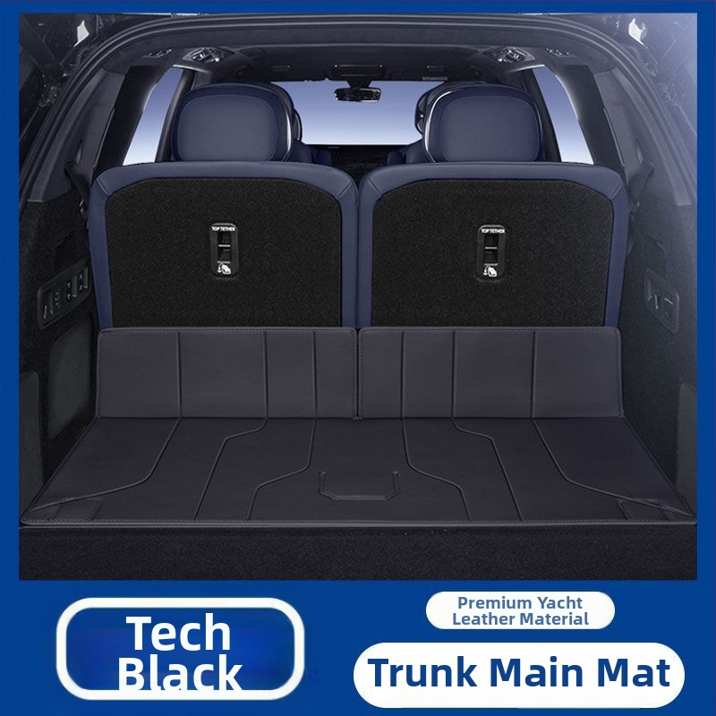 Zeekr 9X bagāžnieka paklājs ar apkārtējo aizsardzību un aizmugures sēdekļa aizsardzību, elpojošs iekšējais piederums, iespēja logotipu drukāšanai