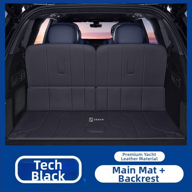Zeekr 9X bagāžnieka paklājs ar apkārtējo aizsardzību un aizmugures sēdekļa aizsardzību, elpojošs iekšējais piederums, iespēja logotipu drukāšanai