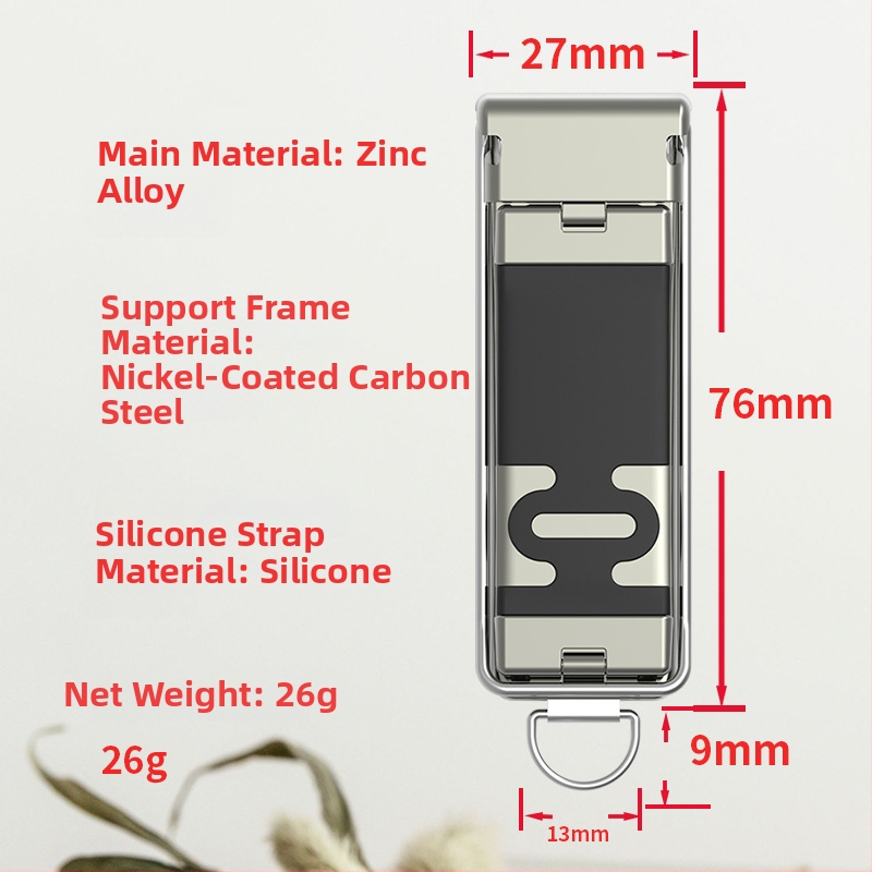 Young again Suport cu inel pentru telefon și tabletă – plierabil, portabil, cu inel pentru snur | Material: compozit (Tip: Suport cu inel; Material: Compozit; Stil: General)