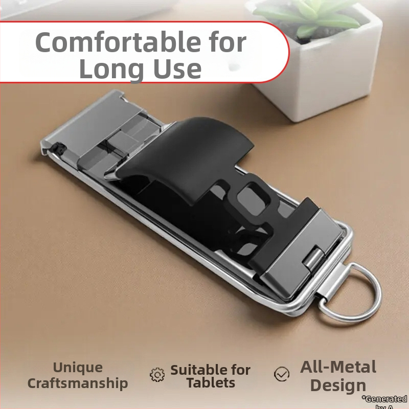 Young again Suport cu inel pentru telefon și tabletă – plierabil, portabil, cu inel pentru snur | Material: compozit (Tip: Suport cu inel; Material: Compozit; Stil: General)