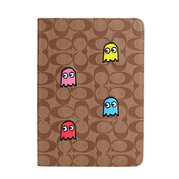 Carcasă de protecție din silicon pentru iPad Apple — design gravat în relief, stil cartoon, suport modul sleep, rezistență la uzură