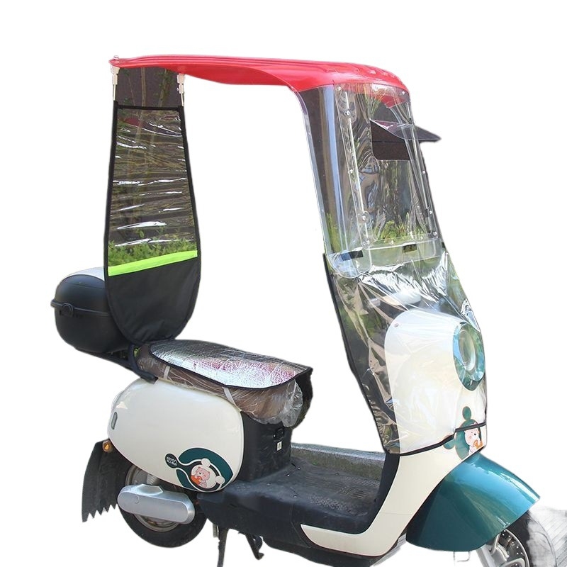 Jármű szélvédő parasol — kopásálló, elektromos járművekhez, motorkerékpárokhoz és robogókhoz