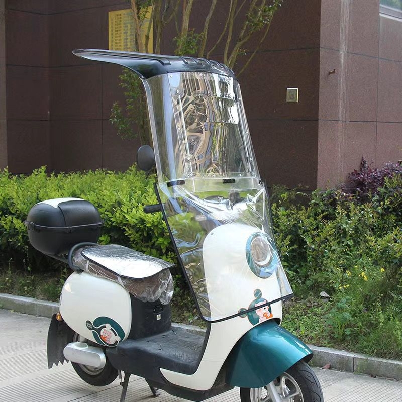 Jármű szélvédő parasol — kopásálló, elektromos járművekhez, motorkerékpárokhoz és robogókhoz