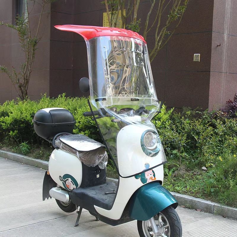 Jármű szélvédő parasol — kopásálló, elektromos járművekhez, motorkerékpárokhoz és robogókhoz