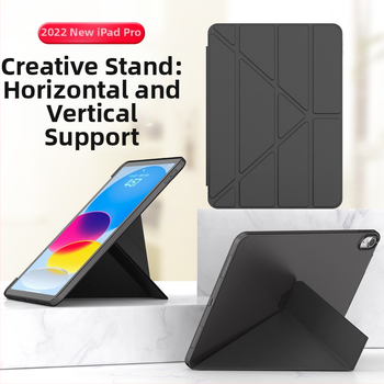 Zaštitna futrola za iPad Air 11 inča, potpuna zaštita, mekani kućište, protiv padova, PU materijal