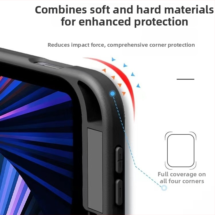 Akrylový ochranný kryt s tromi preklopmi pre iPad Pro 11 a 12,9 palca – Air67/Mini67