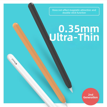 Silikónový obal pre Apple Pencil 2. generáciu – proti pádu, mäkké telo, roztomilý štýl, magnetické nabíjanie, možnosť prispôsobenia