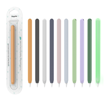 Carcasă din silicon pentru Apple Pencil 2-a generație – protecție anti-cădere, husă moale, stil drăguț, încărcare magnetică, personalizabil