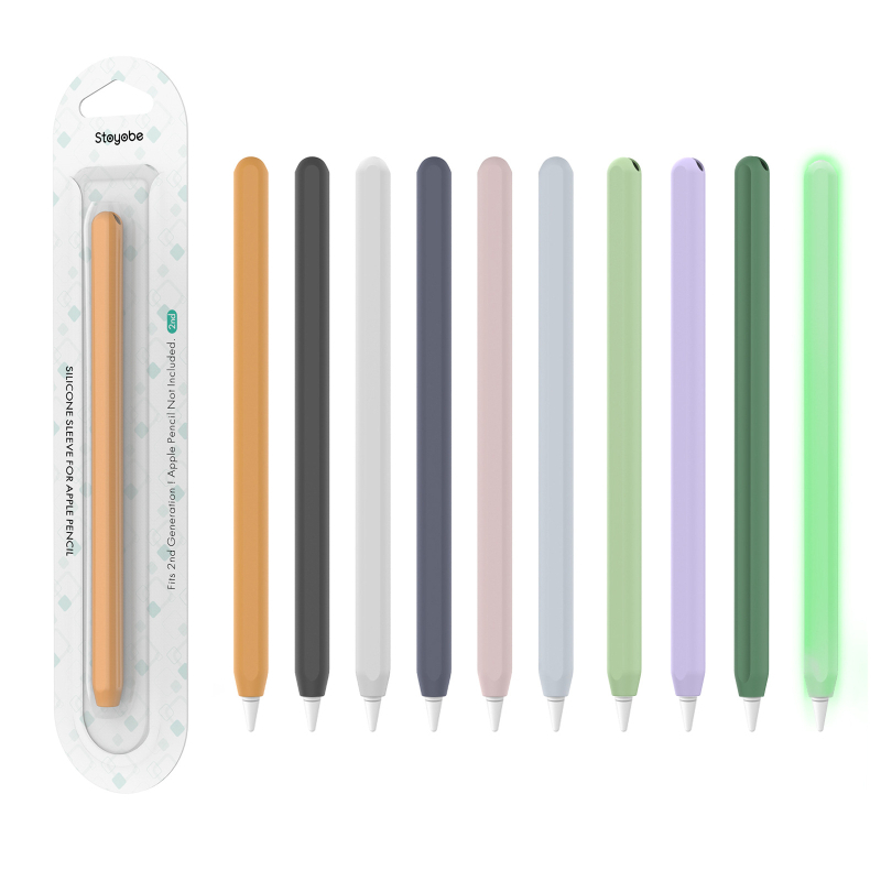 Carcasă din silicon pentru Apple Pencil 2-a generație – protecție anti-cădere, husă moale, stil drăguț, încărcare magnetică, personalizabil