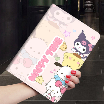 Carcasă protecție din silicon pentru seria iPad Air – design cartoon, stil all-inclusive, rezistentă la șocuri, anti-cădere, atracție magnetică; suport mod somn