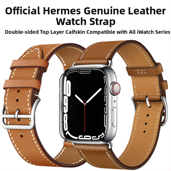 Kaiš za Apple Watch, 22 mm, koža prvog sloja goveda, službeni model, svestran