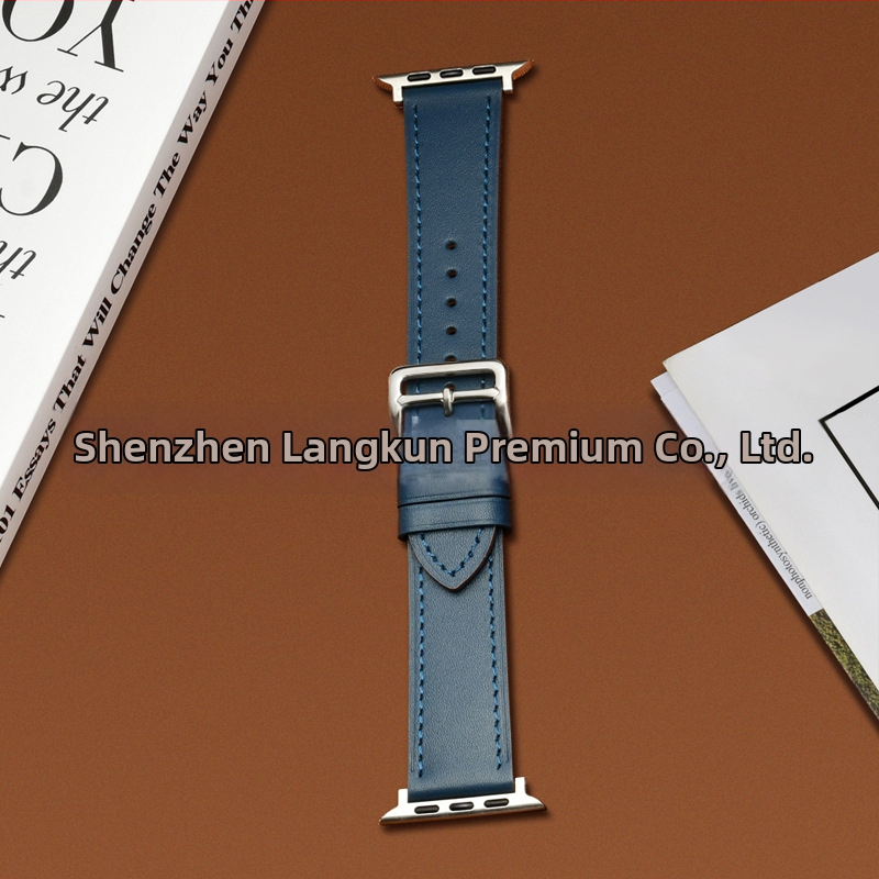 Kaiš za Apple Watch, 22 mm, koža prvog sloja goveda, službeni model, svestran