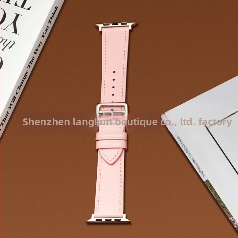 Kaiš za Apple Watch, 22 mm, koža prvog sloja goveda, službeni model, svestran