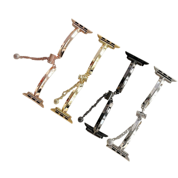 Apple Watch съвместима метална Т-образна тънка каишка, прост стил