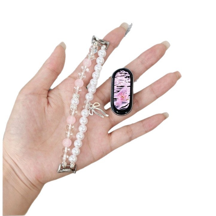 Каишка за Apple Watch S9 с мъниста — Резина, Taosi Bamboo, Пролет 2025