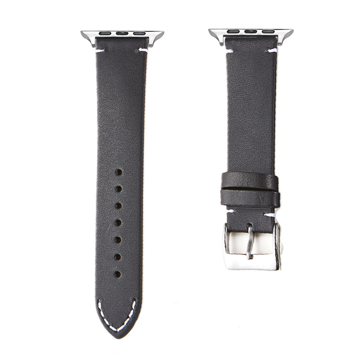 Kožna narukvica za Apple Watch — Kompatibilna s Ultra 8/7/6/SE/5/4/3, Poslovni stil, Licencirana privatna oznaka
