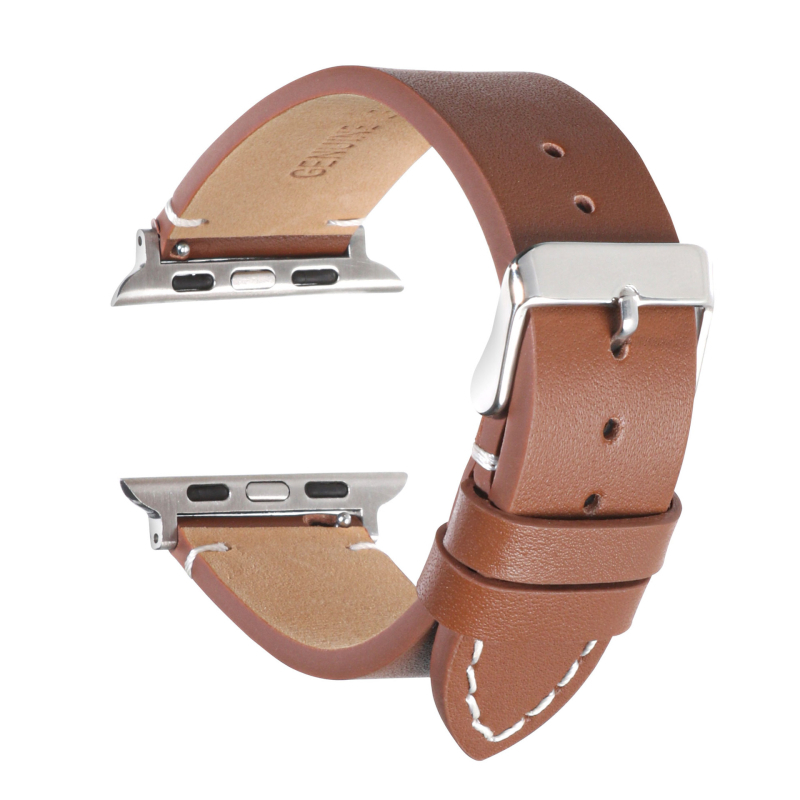 Kožna narukvica za Apple Watch — Kompatibilna s Ultra 8/7/6/SE/5/4/3, Poslovni stil, Licencirana privatna oznaka